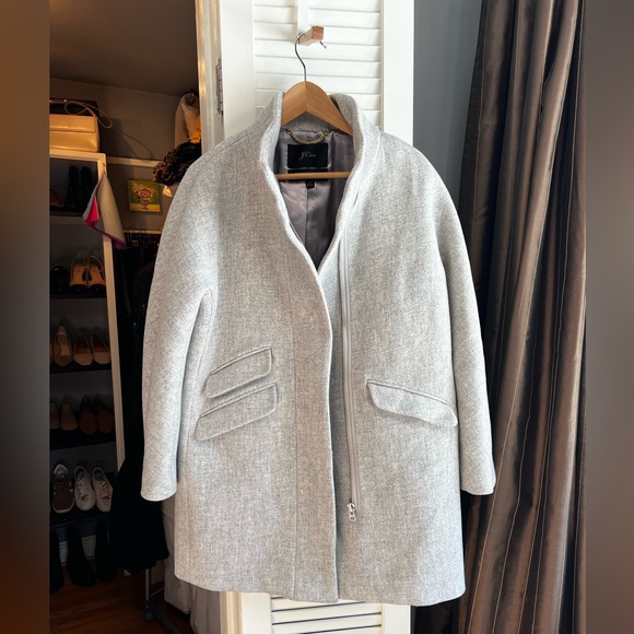 J. Crew Cocoon Stadium Cloth Coat - Picture 10 of 17